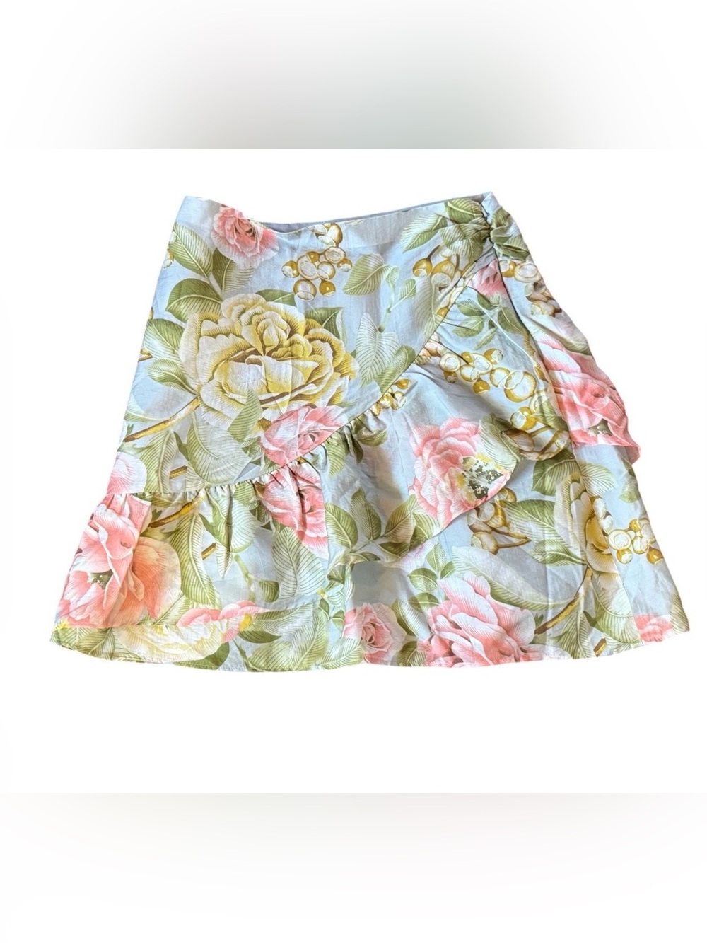 💎Host Pick💎 Express Floral Asymmetrical Ruffle Skirt — summer skirt